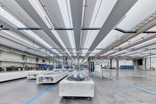 Zehnder_RHC_CP_Referenz_ZFP_Rena_Mönchweiler_6 Zehnder ZFP, RHC, CP, Ceiling Panel, Zehnder, Reference, warehouse, production, hall, Rena, Mönchweiler