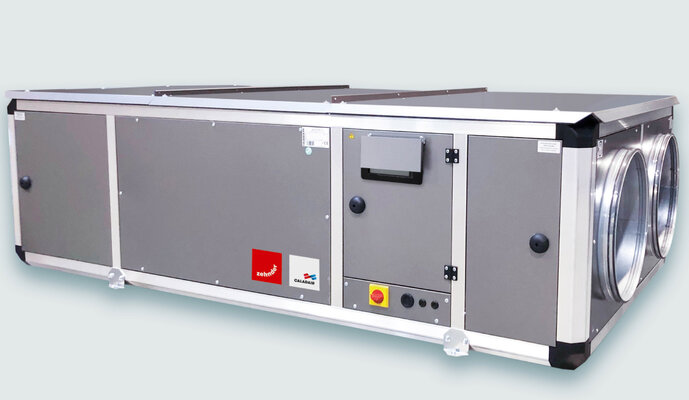 Zehnder Carma Cut-Out Zehnder Carma Comfortable indoor ventilation Angled view