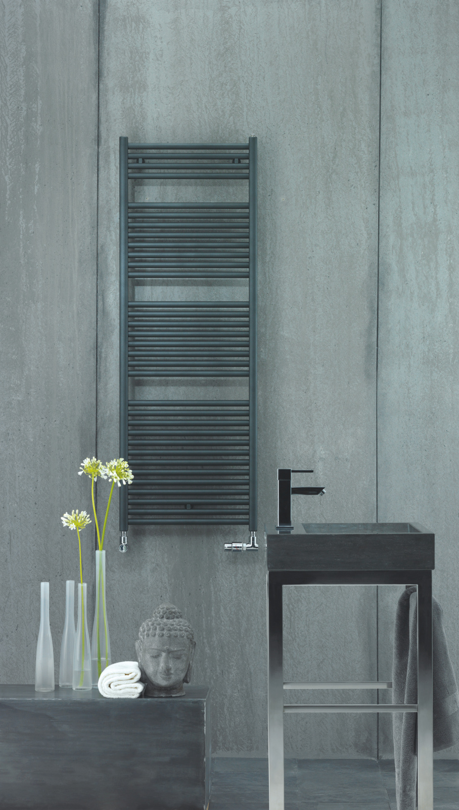 Rendering Zehnder Toga Decorative radiator Front view
