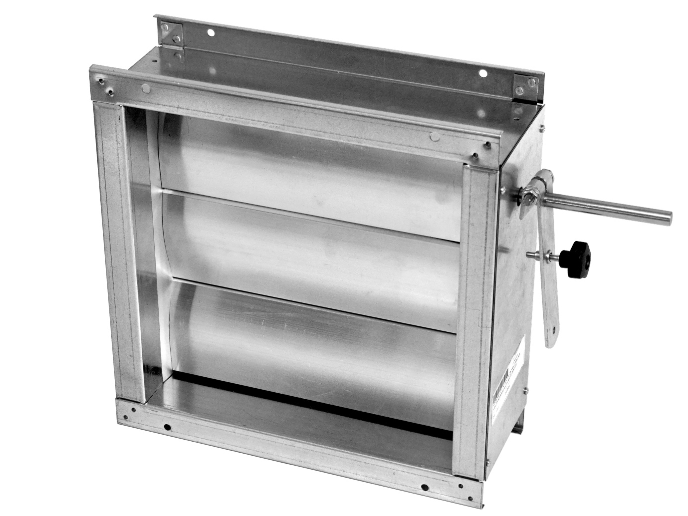 Serranda dell'aria esterna e di espulsione aria rettangolare