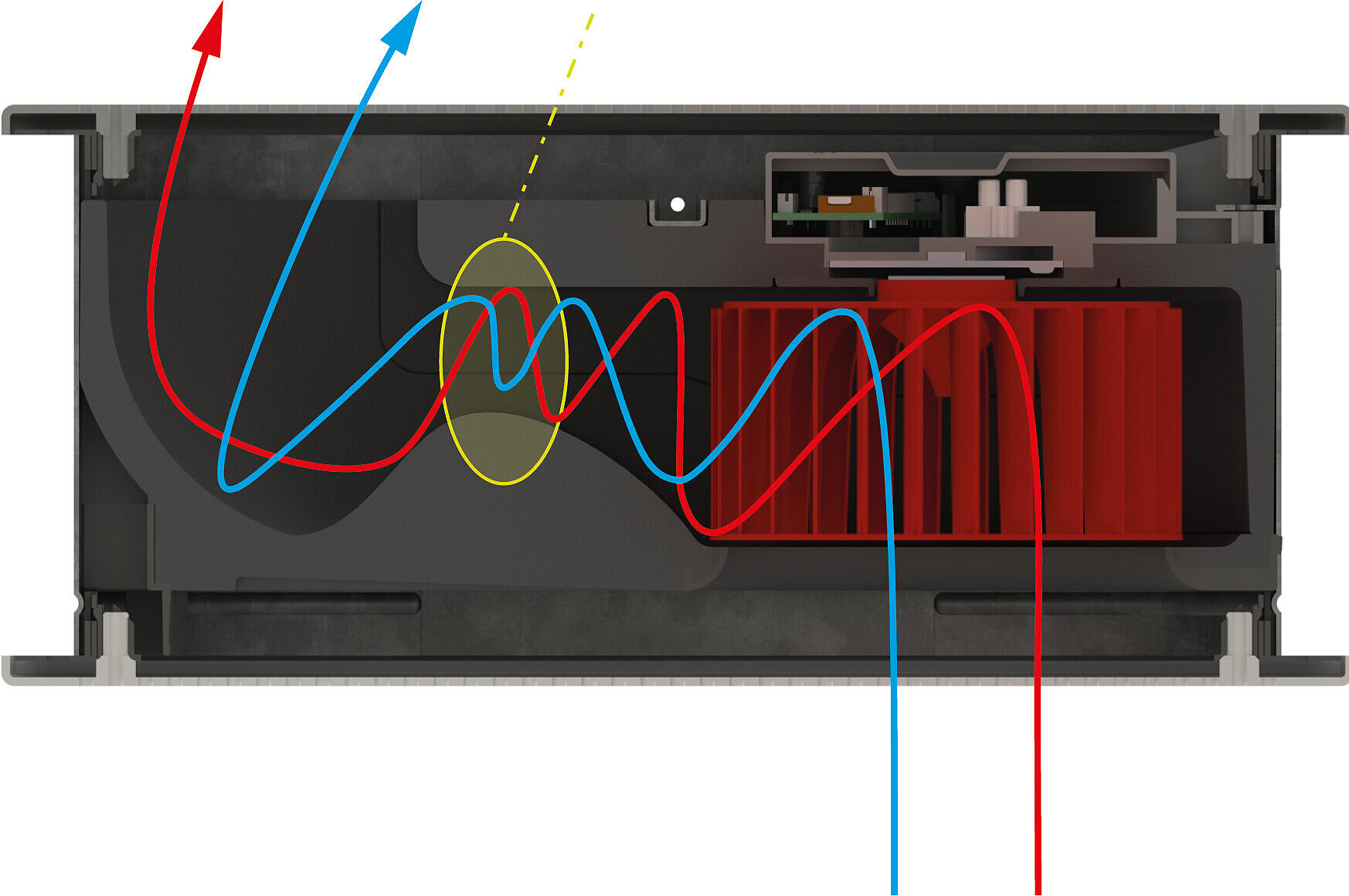Aktiver Überströmer tiefe Schallwerte Aktiver Überströmer tiefe Schallwerte