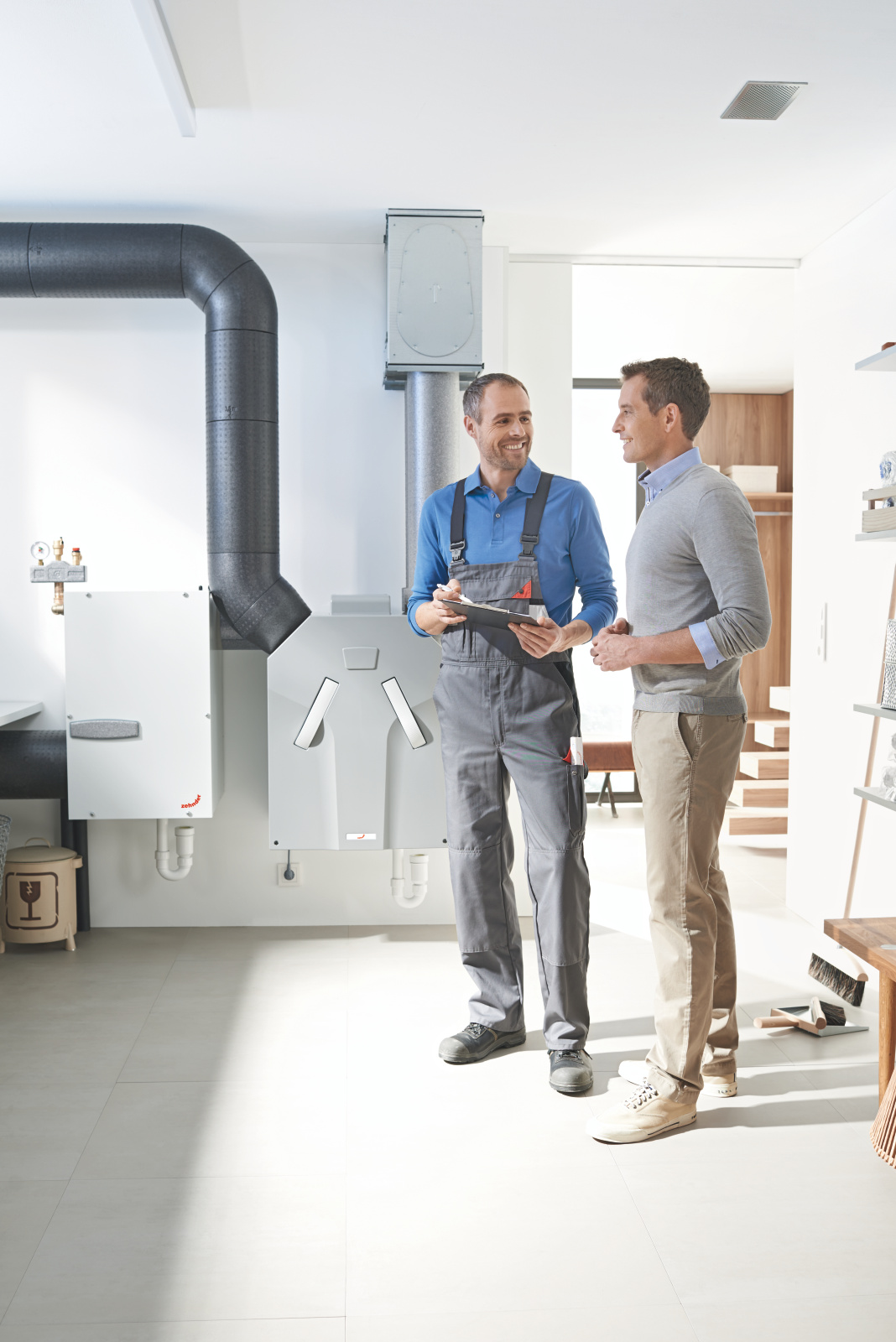 Rendering Zehnder ComfoAir 350 Comfortable indoor ventilation 