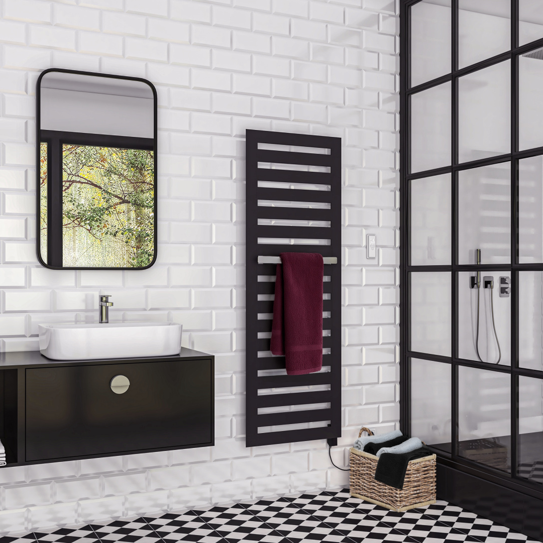 Rendering Zehnder Metropolitan Bar Decorative radiator 