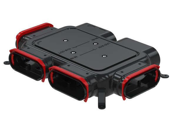 Rendering Zehnder ComfoCube flat 51 Comfortable indoor ventilation Angled view