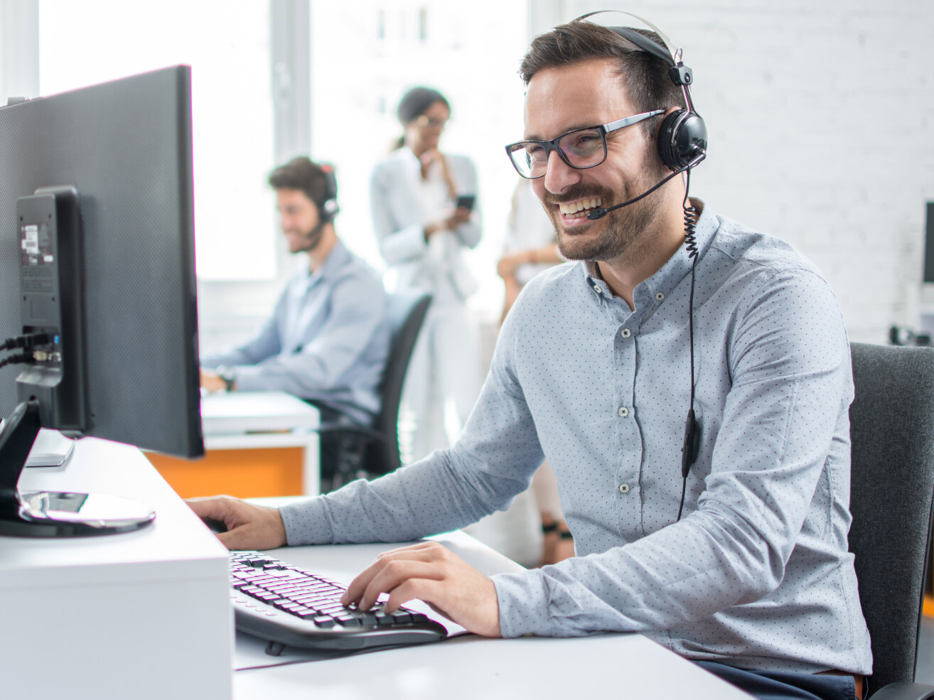 Mann am Telefon, Beratung