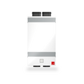 Cut-Out Zehnder ComfoAir Fit 100 Comfortable indoor ventilation Front view
