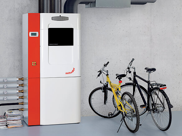 zehnder energiezentrale comfobox-q lueftung keller fahrrad