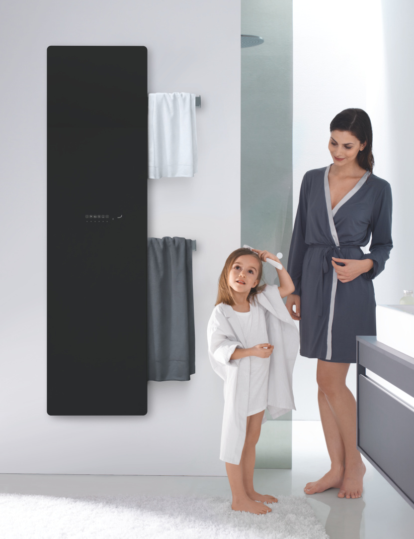 Zehnder Deseo Verso di Studio Collection Madre e figlio in bagno, corpo riscaldante
