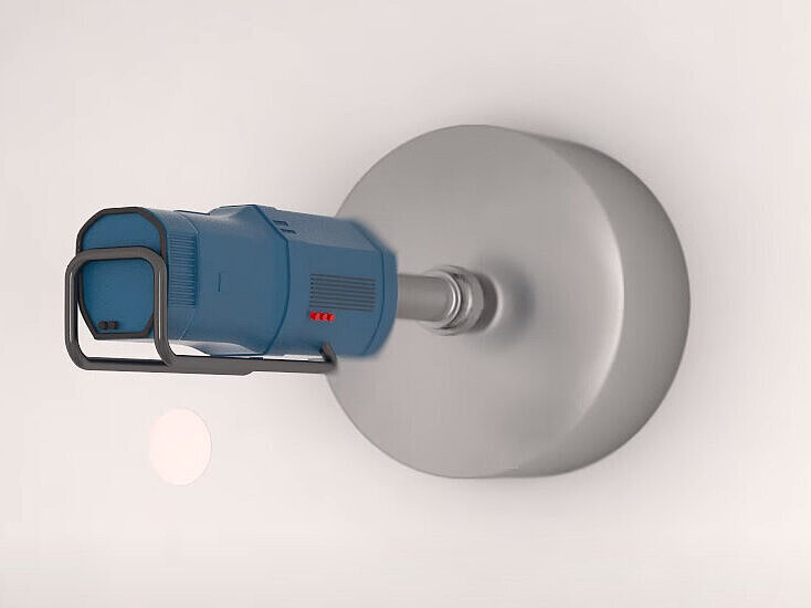 Foro nella parete Rendering del foro nella parete