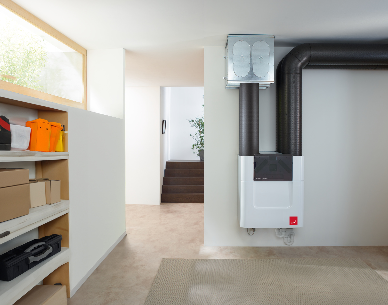 Reference Zehnder ComfoAir Q350 TR Comfortable indoor ventilation Front view