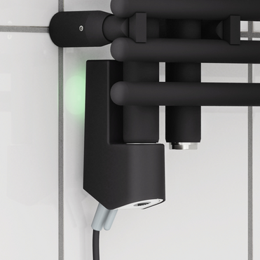 Rendering Zehnder Yucca Asym Decorative radiator Front view