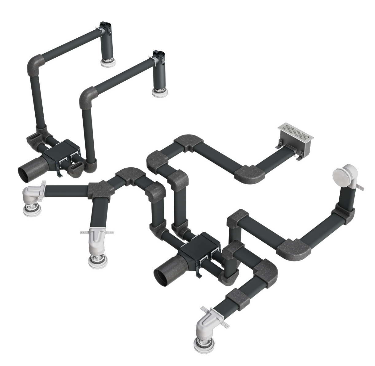 Système de distribution d’air pré-isolé Système de distribution d’air pré-isolé