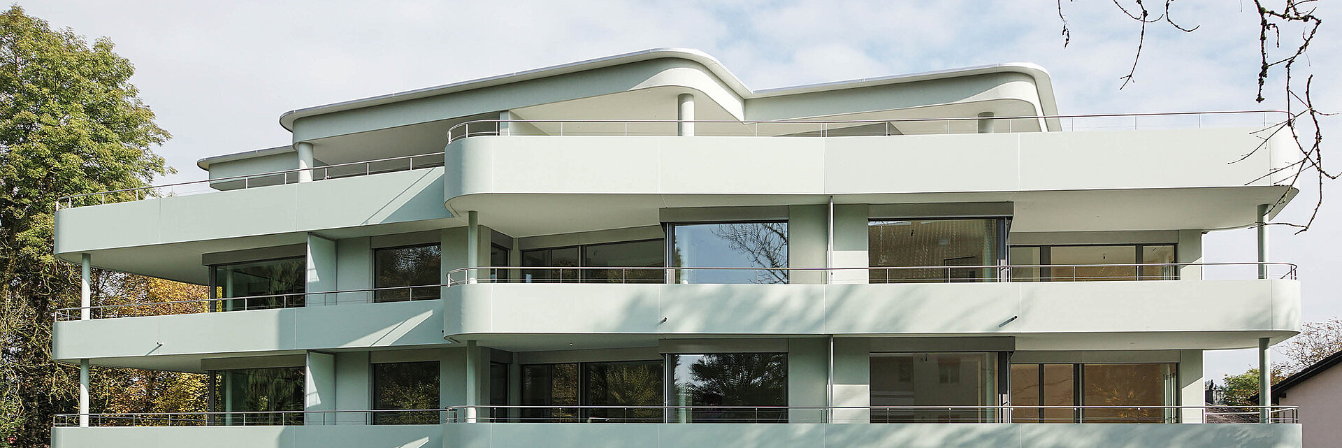 [Translate to Deutsch:] Aussenansicht Mietwohnungen