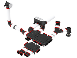 Rendering Zehnder ComfoFix FL51  Angled view