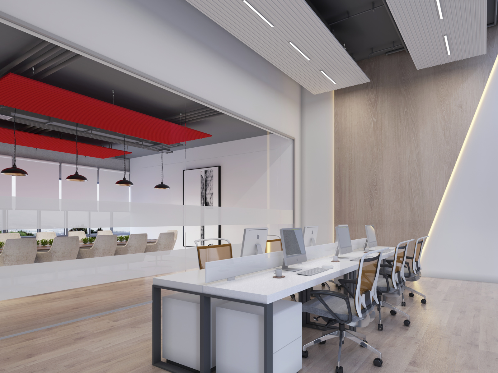 In Meetingräumen und Schulen