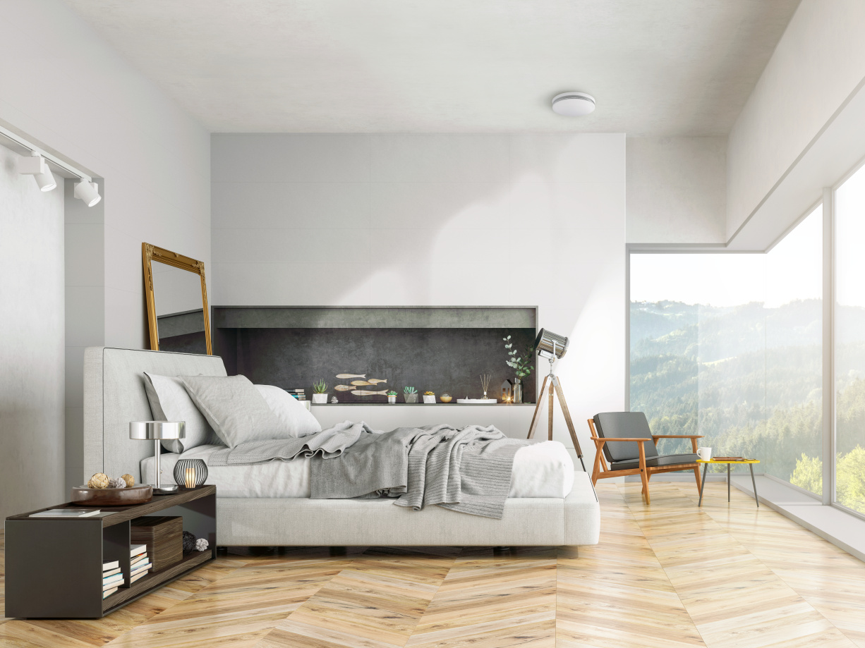 Soupape à disque dans la chambre à coucher