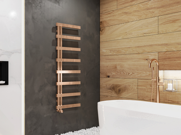 Rendering Zehnder Alban Decorative radiator Front view