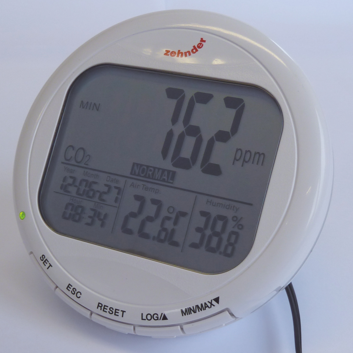 misura per rilevare la concentrazione di CO2