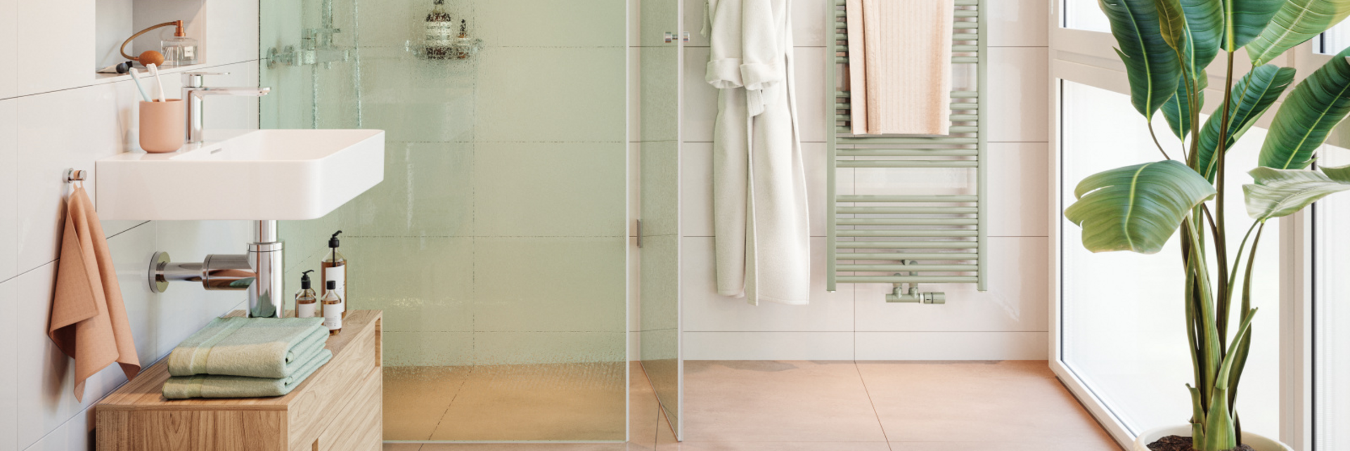 Rendering Zehnder Zeno Bow Decorative radiator 