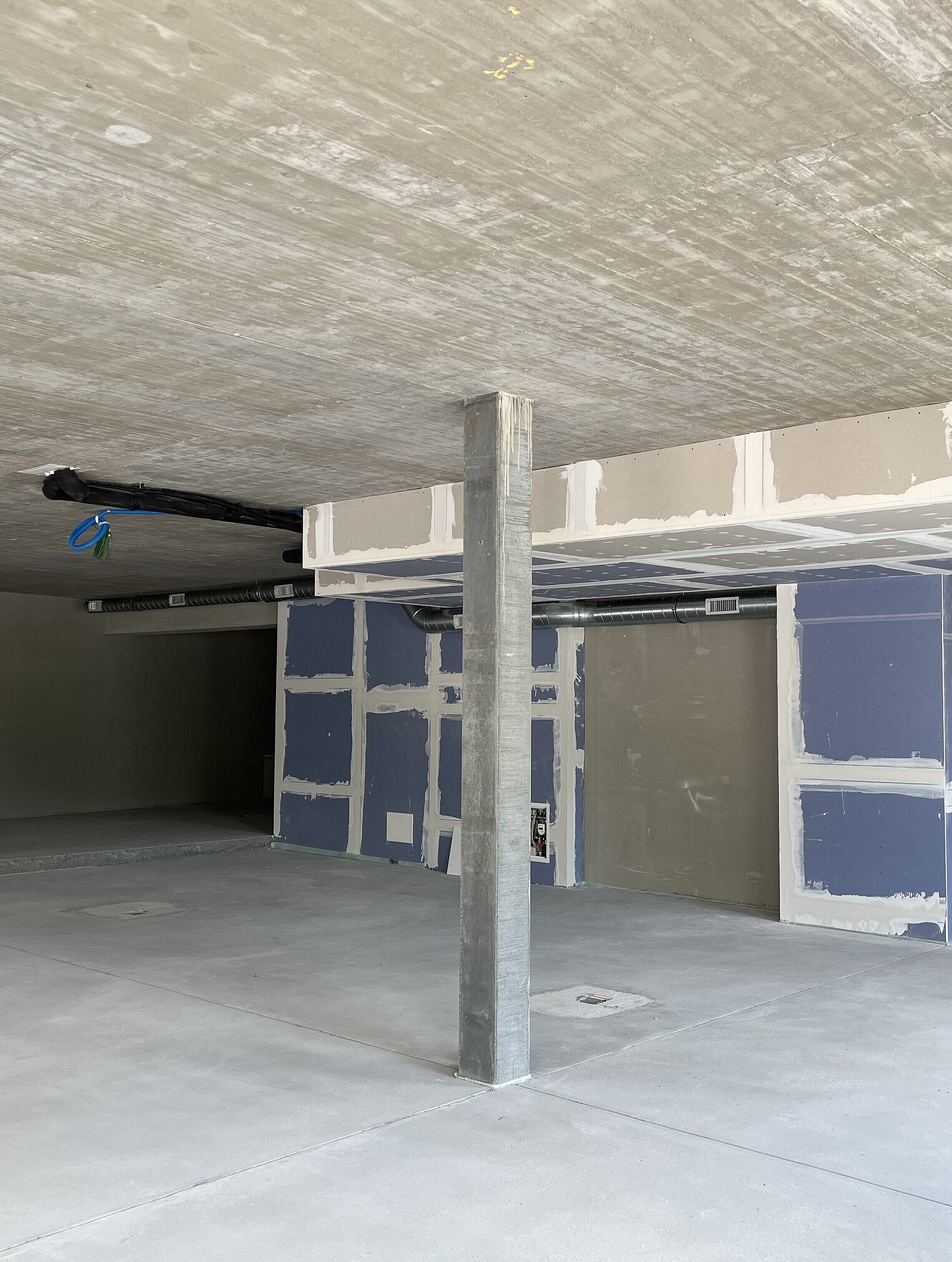 Gewerberäumlichkeit im Rohbau