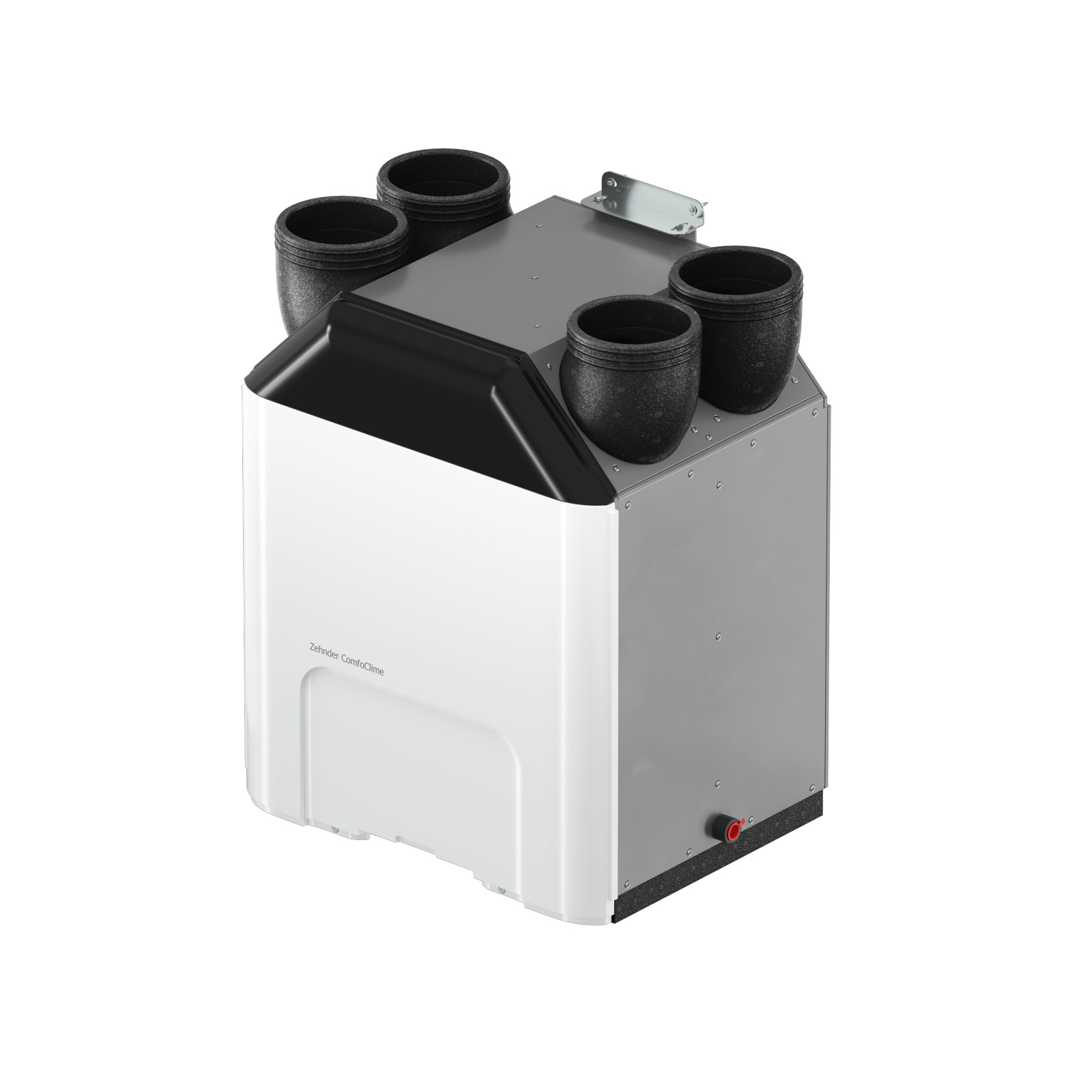 Cut-Out Zehnder ComfoClime 24 Comfortable indoor ventilation Angled view