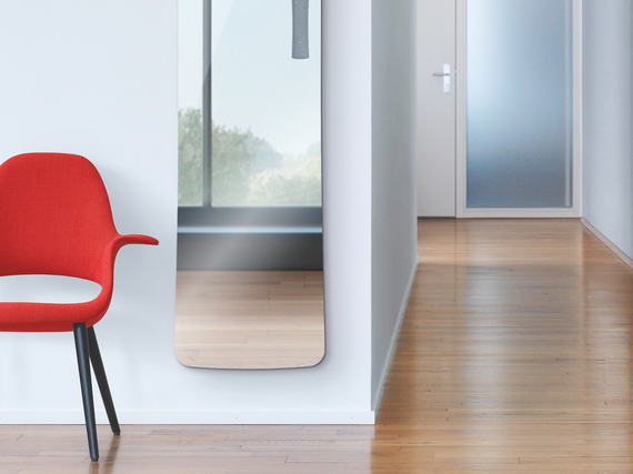 Rendering Zehnder Folio Glass Decorative radiator 