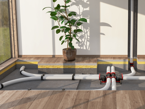 Einbausituation Luftverteilsystem