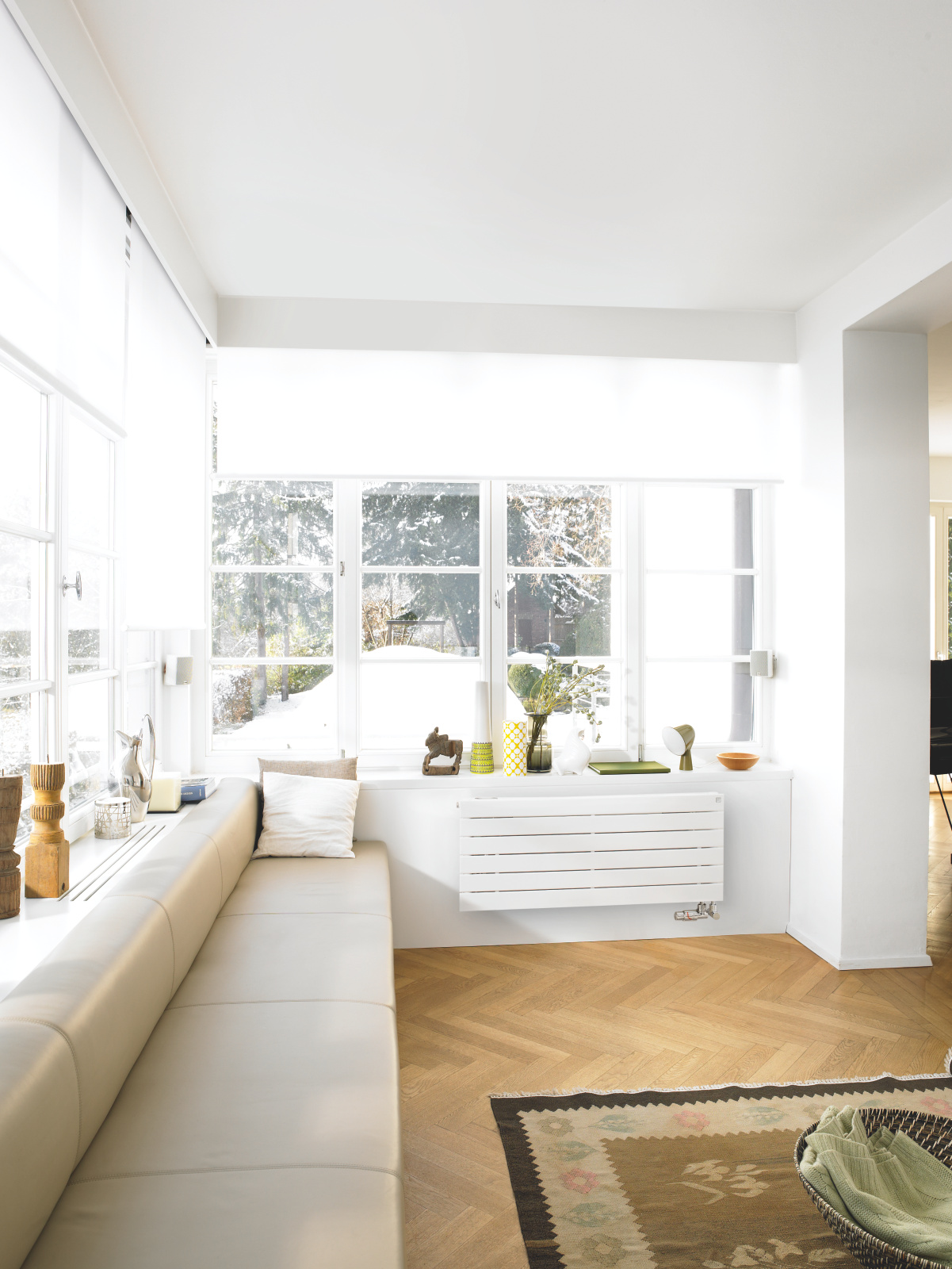 Rendering Zehnder Nova Neo Decorative radiator Front view