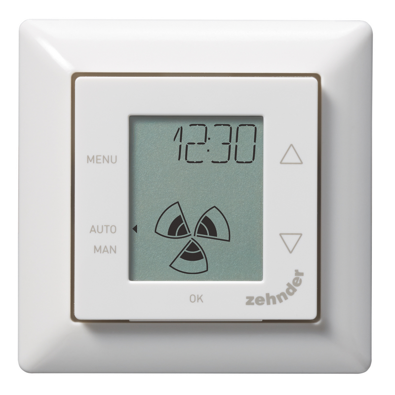 Cut-Out Zehnder ComfoSense Comfortable indoor ventilation Front view