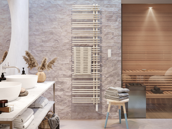 Rendering Zehnder Yucca Asym Decorative radiator 