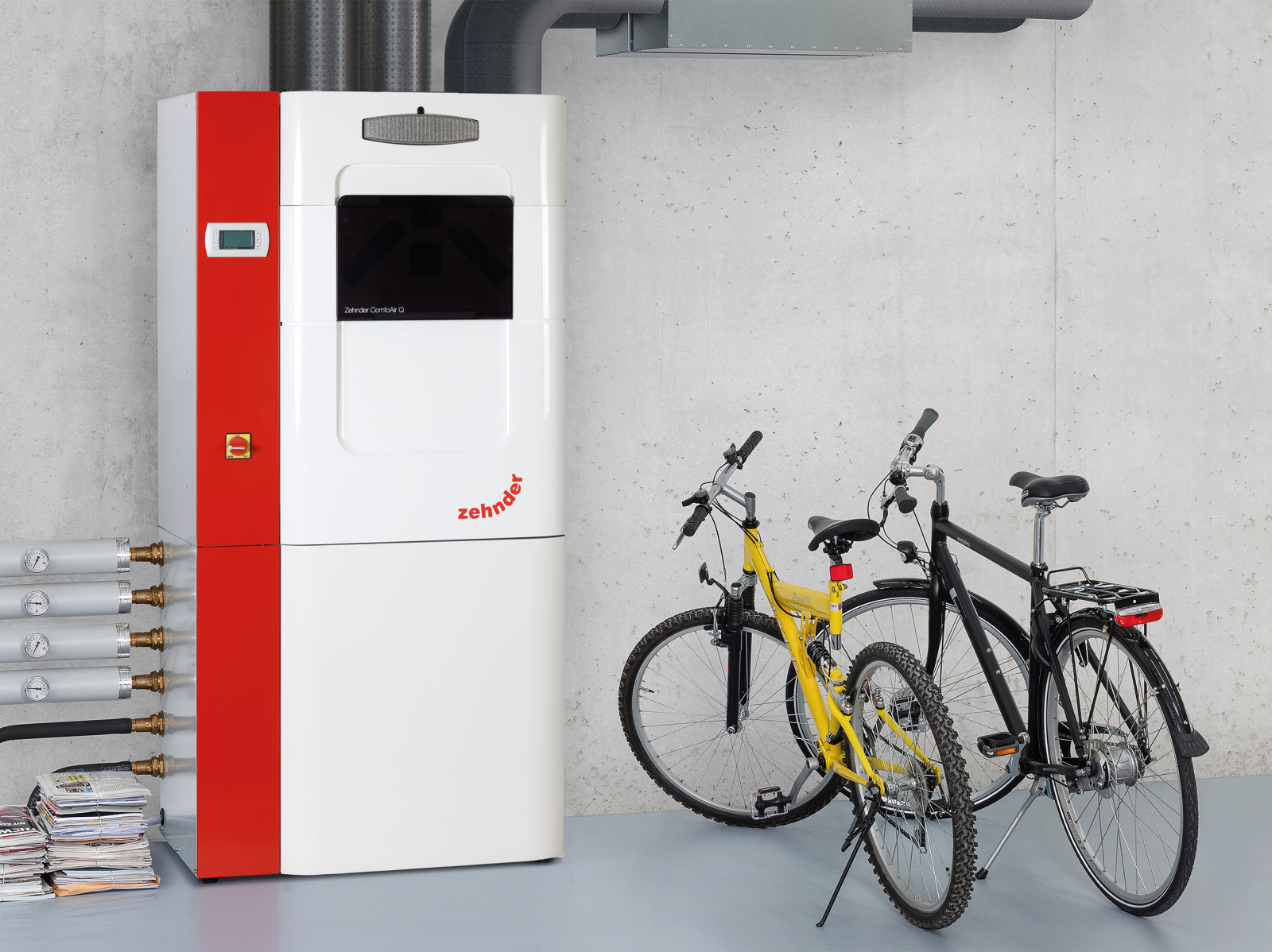 Rendering Zehnder ComfoBox Q Comfortable indoor ventilation