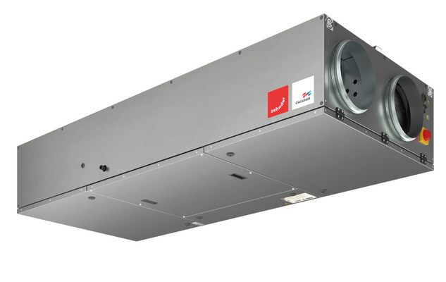 Zehnder Flatpower Cut-Out Zehnder Flatpower Comfortable indoor ventilation Angled view