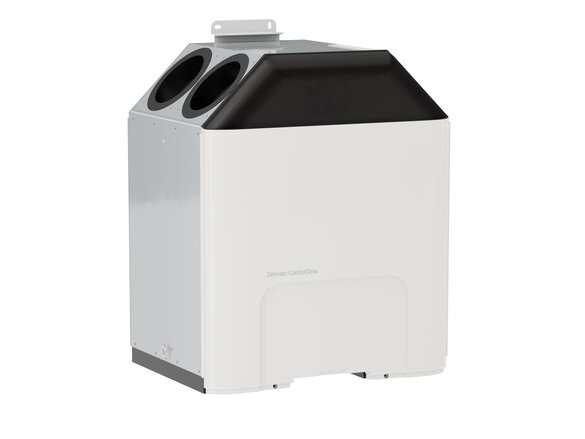Cut-Out Zehnder ComfoClime Q Comfortable indoor ventilation Angled view