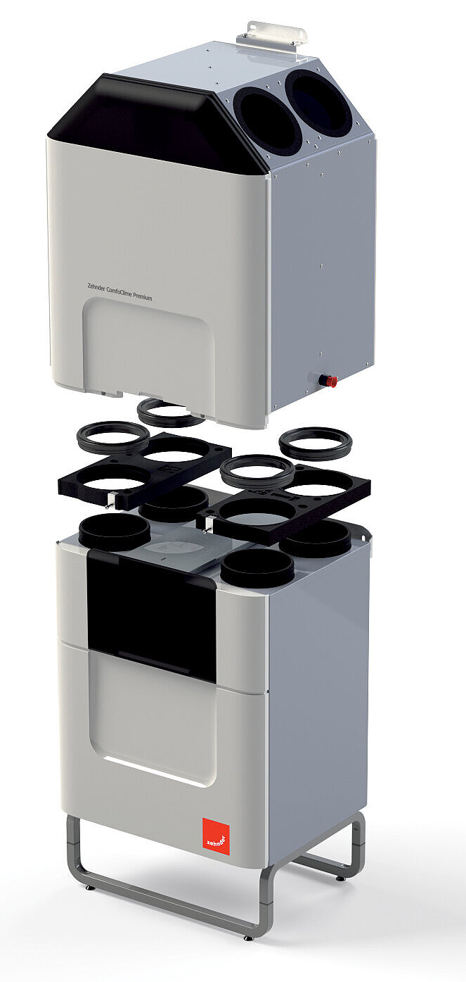 Zehnder ComfoClime sul l’apparecchio di ventilazione