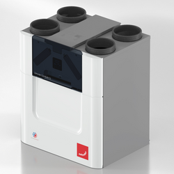 Cut-Out Zehnder ComfoAir Q450 ST Comfortable indoor ventilation Angled view