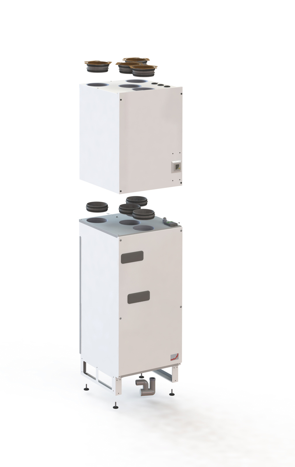 Cut-Out Zehnder ComfoAir SL 330 Comfortable indoor ventilation Front view