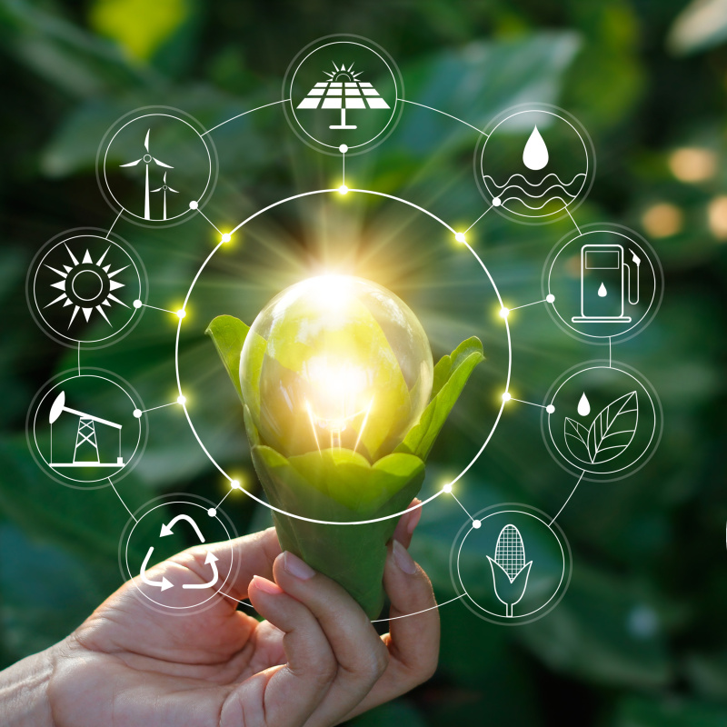 Grafica vettoriale ciclo efficienza energetica zehnder