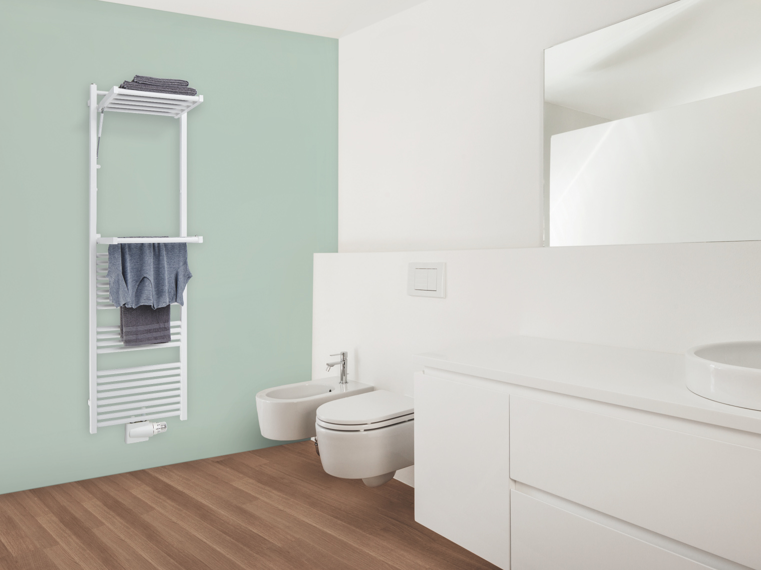 Rendering Zehnder Zeno Wing Decorative radiator 