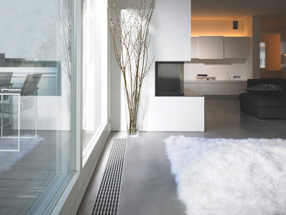 Rendering Zehnder Terraline Decorative radiator Top view