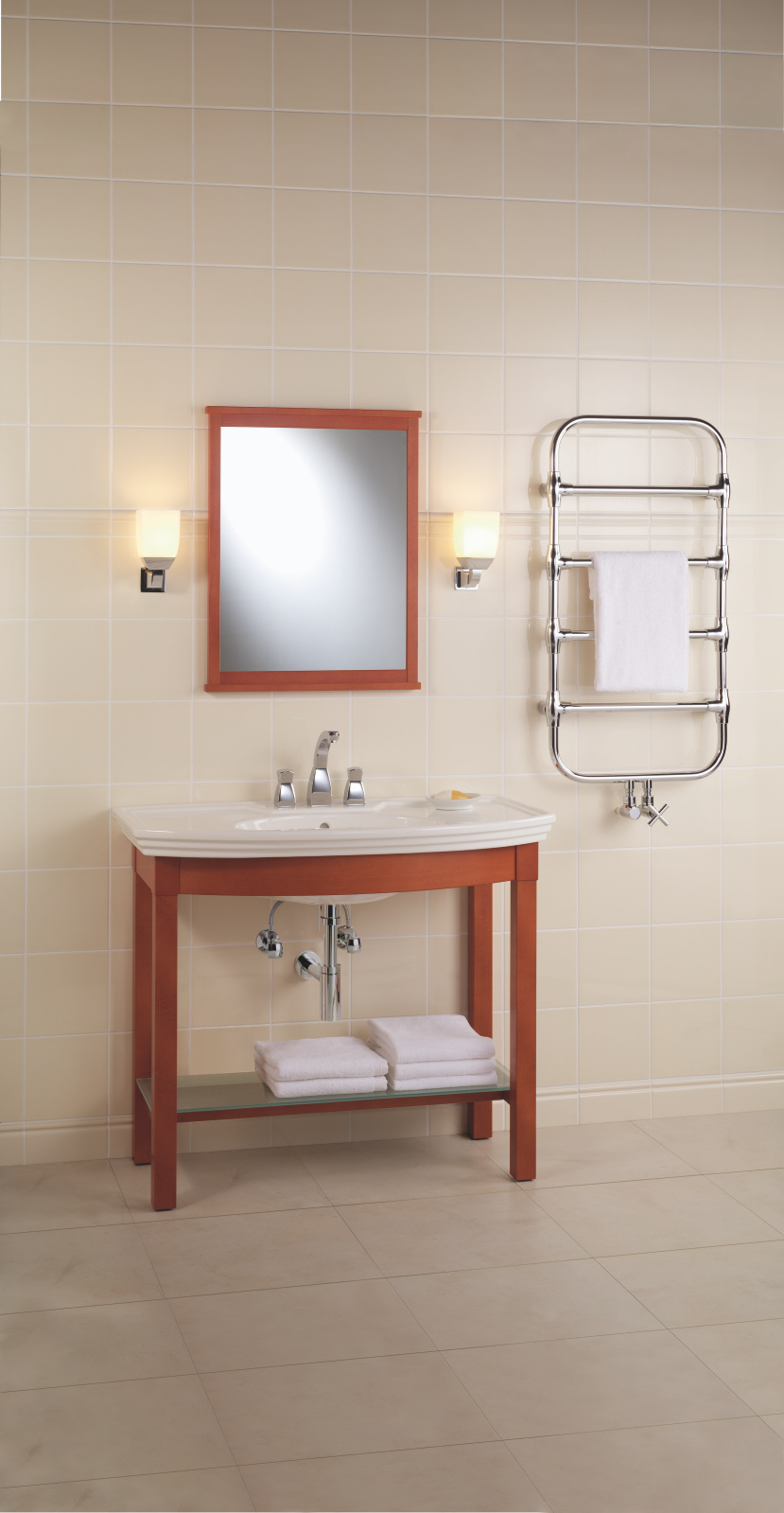 Rendering Zehnder Nobis Decorative radiator Front view