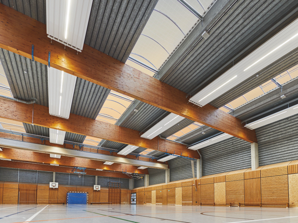 Reference ZBN Heating and cooling ceilings Front view