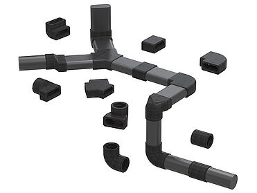 Vorgedämmte Lüftungsrohre