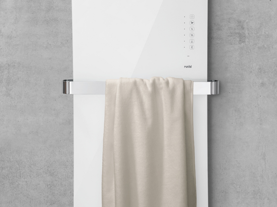 Focus Folio Glass Decorative radiator Front view