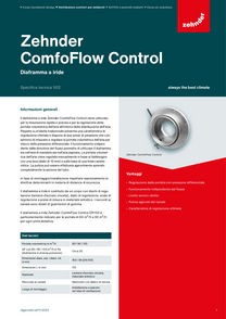 Zehnder-Ventilazione-ComfoFlow Control-SpecificaTecnica 902-202202-it