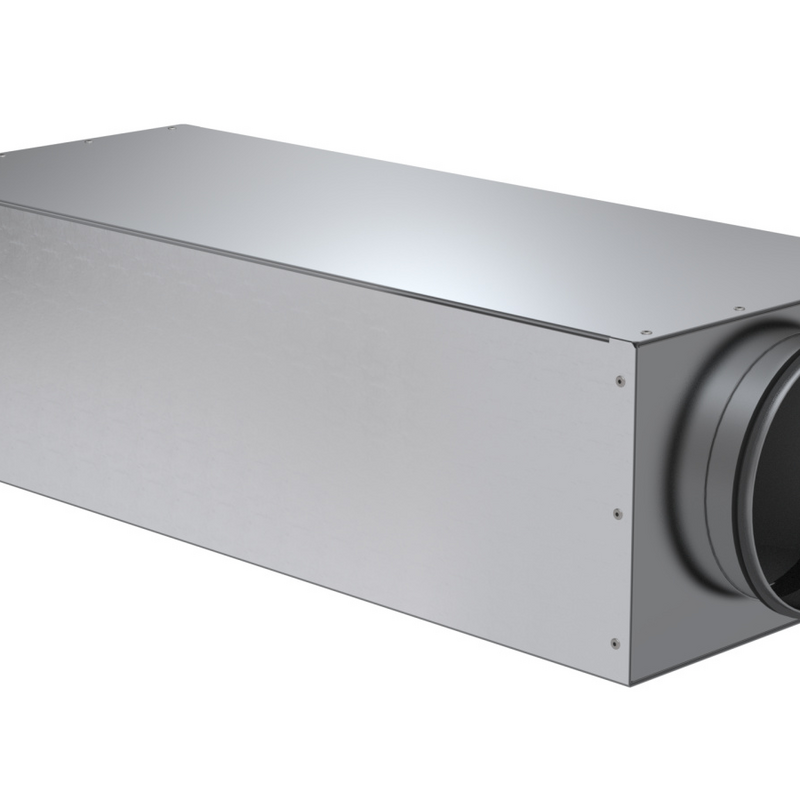 Cut-Out Zehnder ComfoSilence Comfortable indoor ventilation Angled view