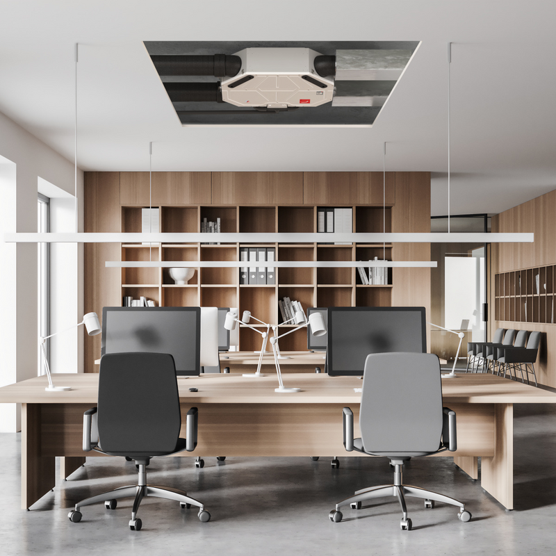 Stock Content Zehnder ComfoAir Flex 250 Comfortable indoor ventilation Angled view