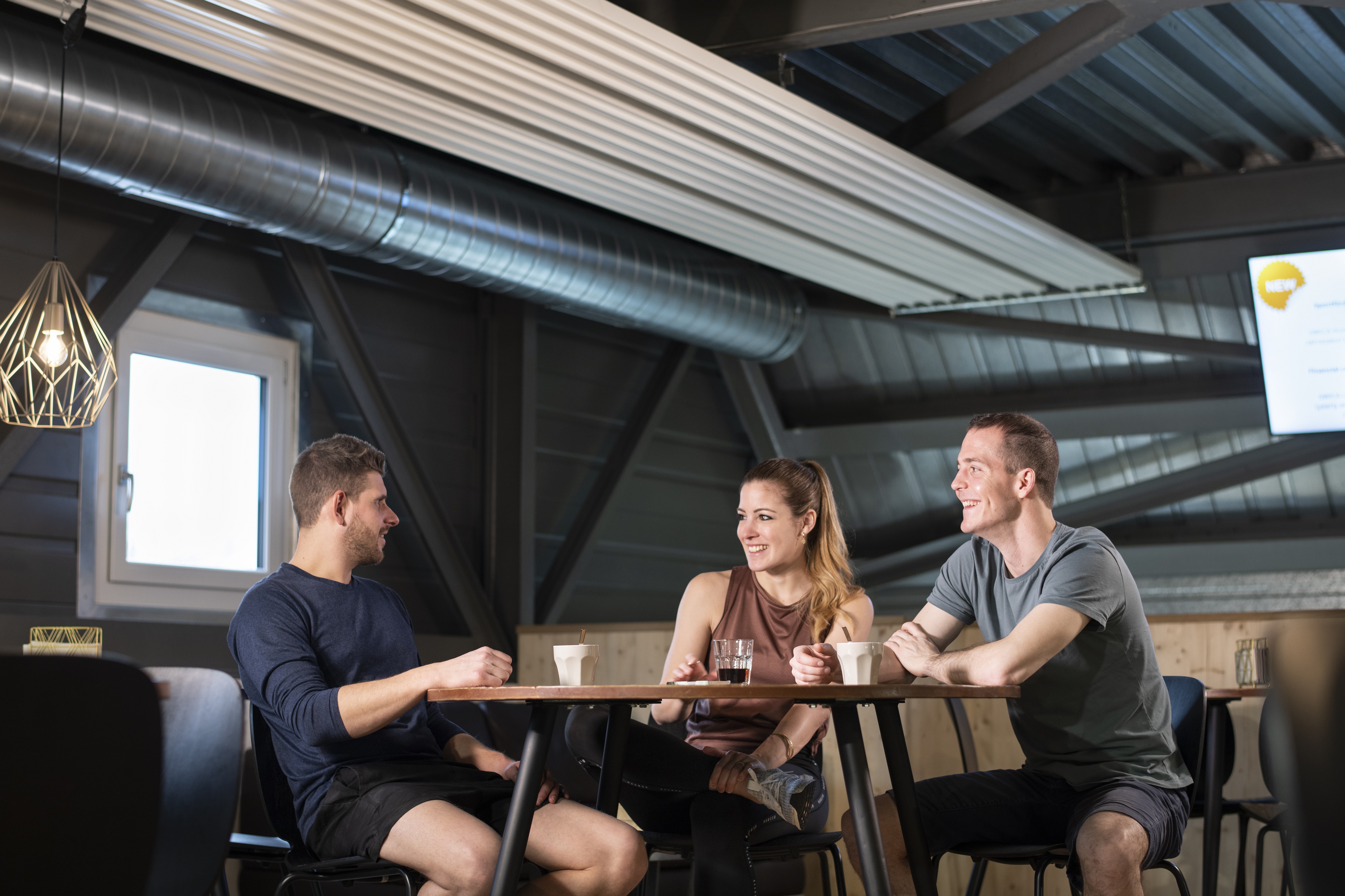 Area bistrot della sala bocce Area bistrot della sala bocce