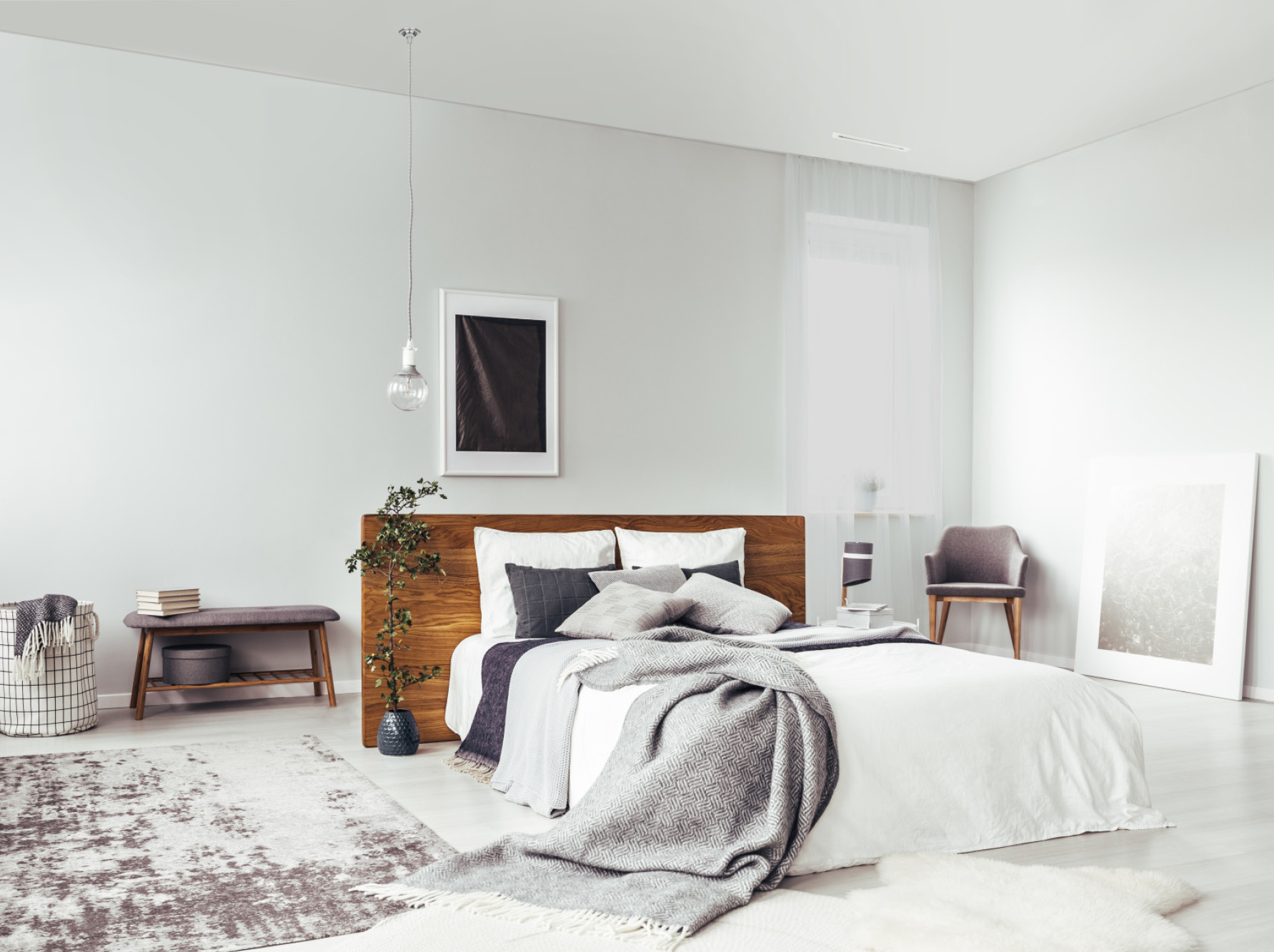 Chambre à coucher avec Zehnder ComfoGrid Linea Chambre à coucher avec Zehnder ComfoGrid Linea