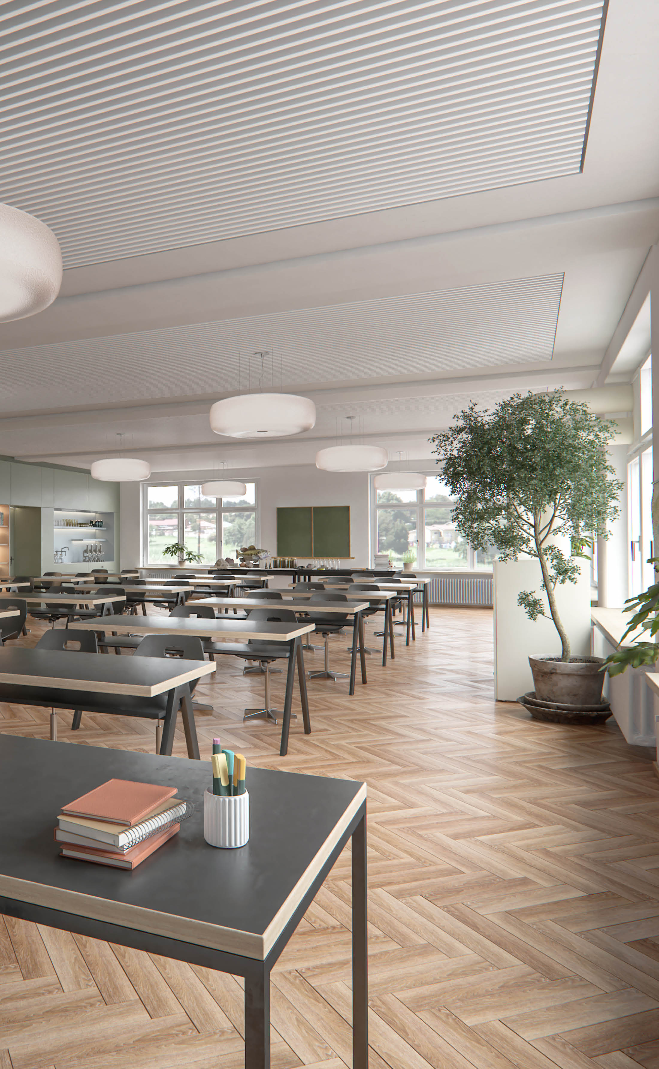 [Translate to Deutsch:] Zehnder ComfoSchool Lüftung für Schulzimmer