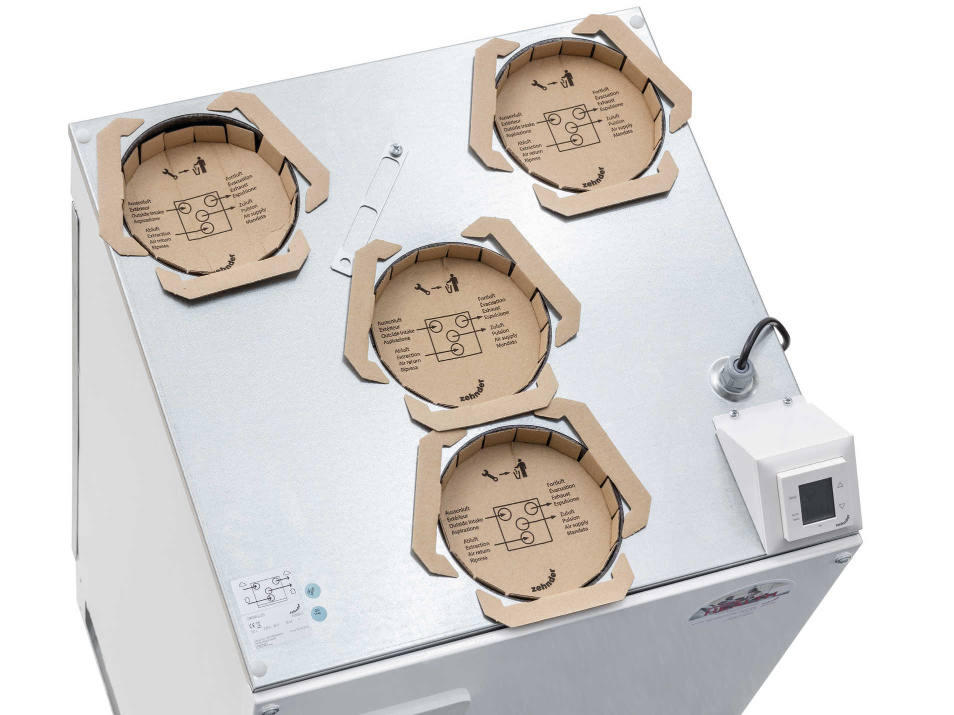 [Translate to Italiano:] Abdeckungen Zehnder Lüftungsgerät